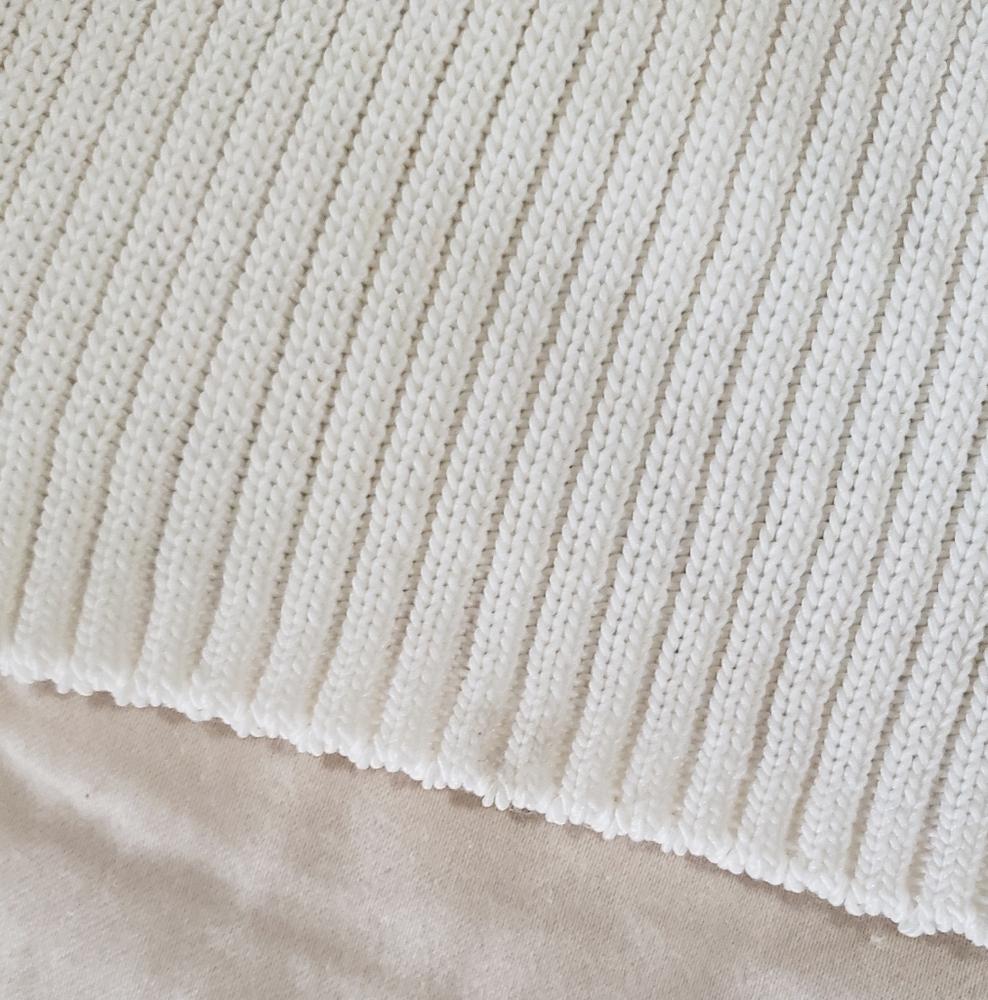Enza Costa Italian Yarn Knit Sleeveless Sweater Midi/Maxi Dress Ivory Medium - Picture 9 of 9